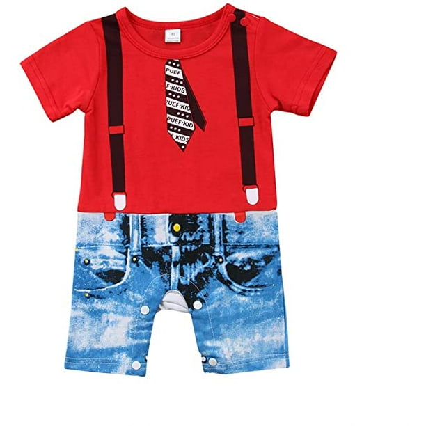NEW Grow Romper Baby Outfit Overalls Costume Boys NEW Grow Romper Baby Outfit Overalls Costume Boys